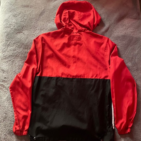 COLOR BLOCK HALF ZIP UP HOODIE • ARIZONA JEAN CO - Picture 2 of 2